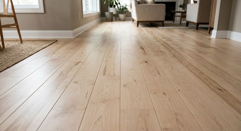 Birch Floor Installation in La Plata, MD