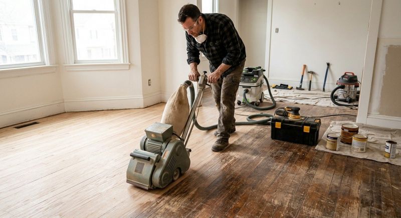 Hardwood Floor Renovation in La Plata, MD