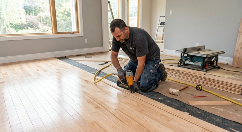 Maple Flooring Installation in Cheltenham, MD