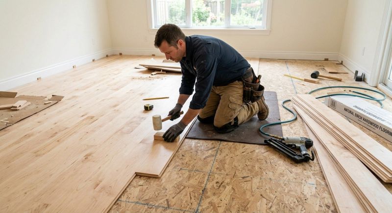 Maple Flooring Installation in Newburg, MD