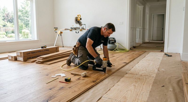 Oak Floor Installation in Alexandria, VA
