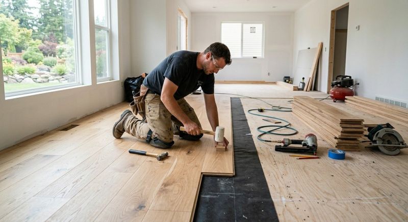Oak Floor Installation in Brandywine, MD