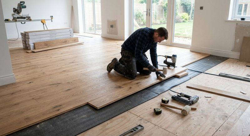 Oak Floor Installation in King George County, VA