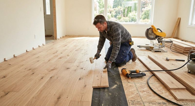 Oak Floor Installation in Springfield, VA