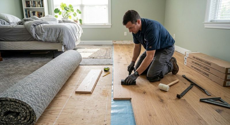 Oak Floor Replacement in La Plata, MD