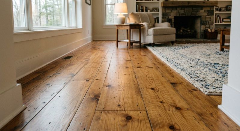 Pine Floor Installation in La Plata, MD