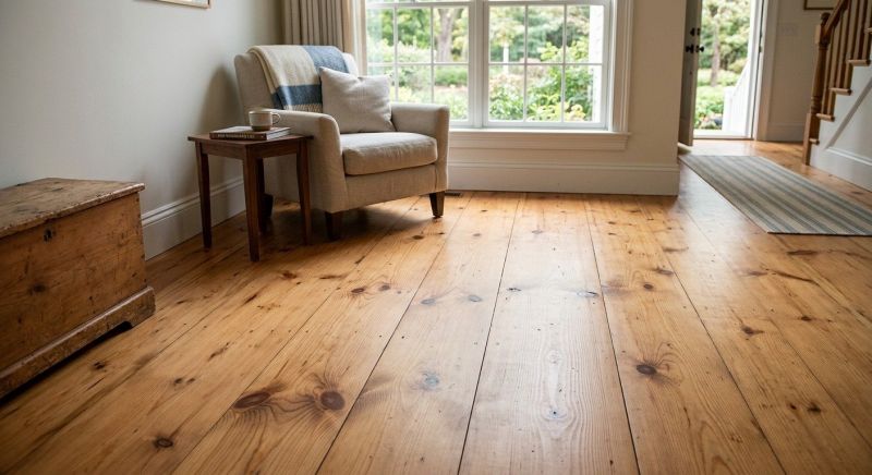 Pine Floor Installation in La Plata, MD