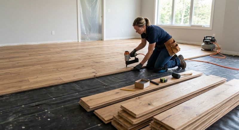 Plank Floor Installation in La Plata, MD