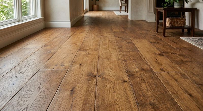Wide Plank Floor Installation in La Plata, MD