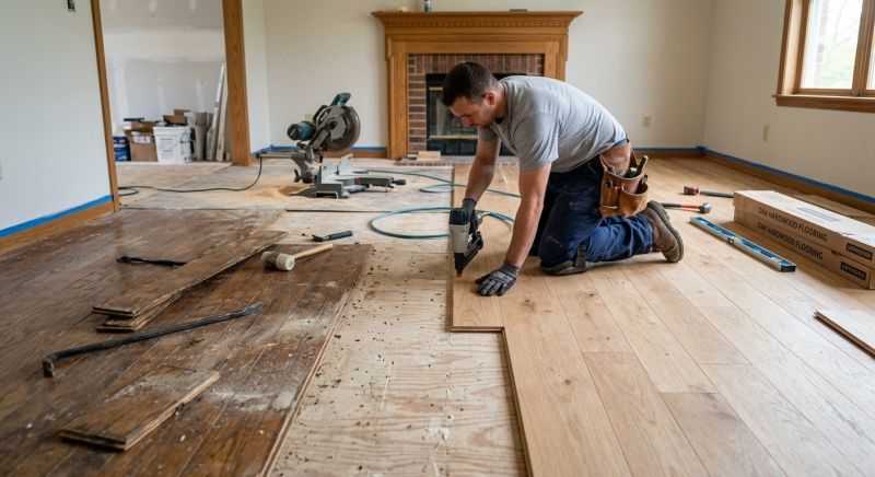 Wood Floor Replacement in Bryans Road, MD