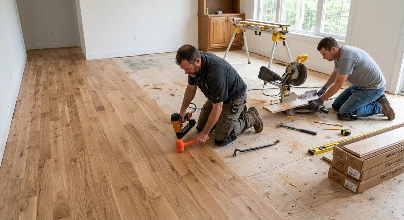 Wood Floor Replacement in Burke, VA