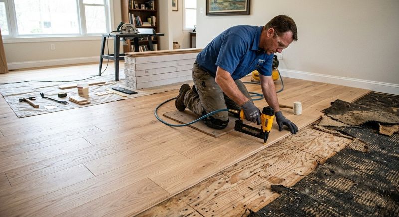 Wood Floor Replacement in Waldorf, MD