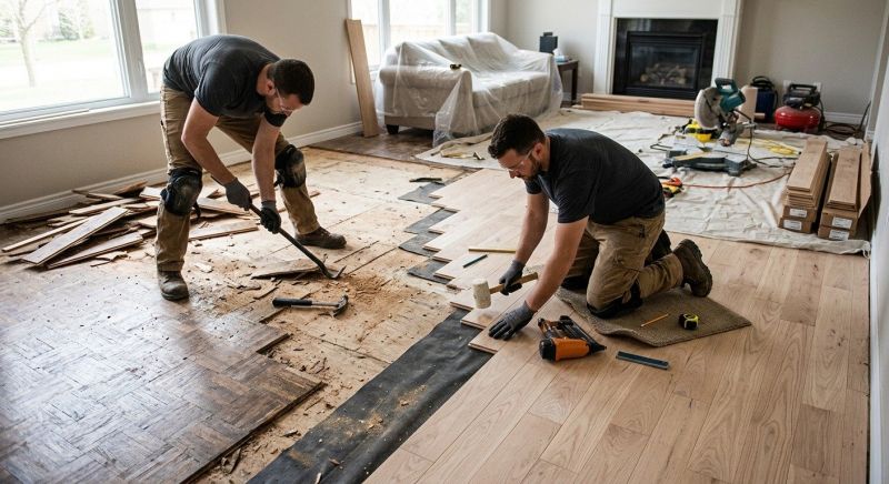 Wood Flooring Installation in Chesapeake Beach, MD