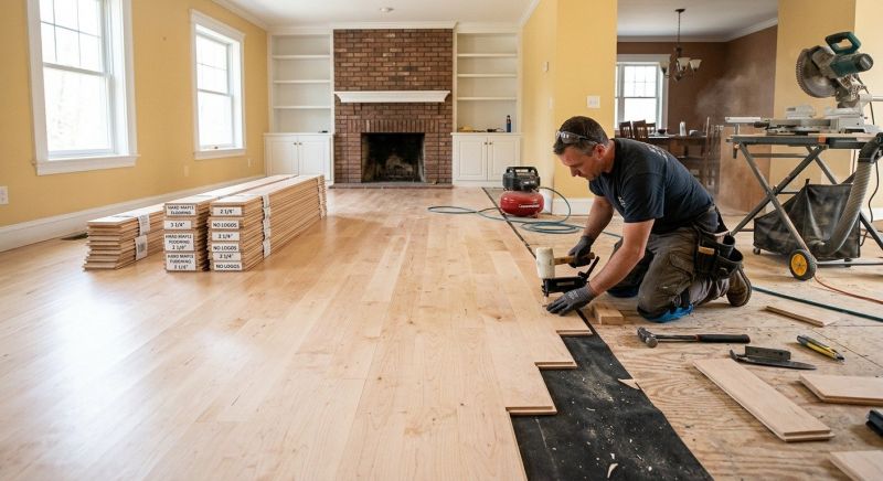 Maple Flooring Installation in Prince Georges County, MD